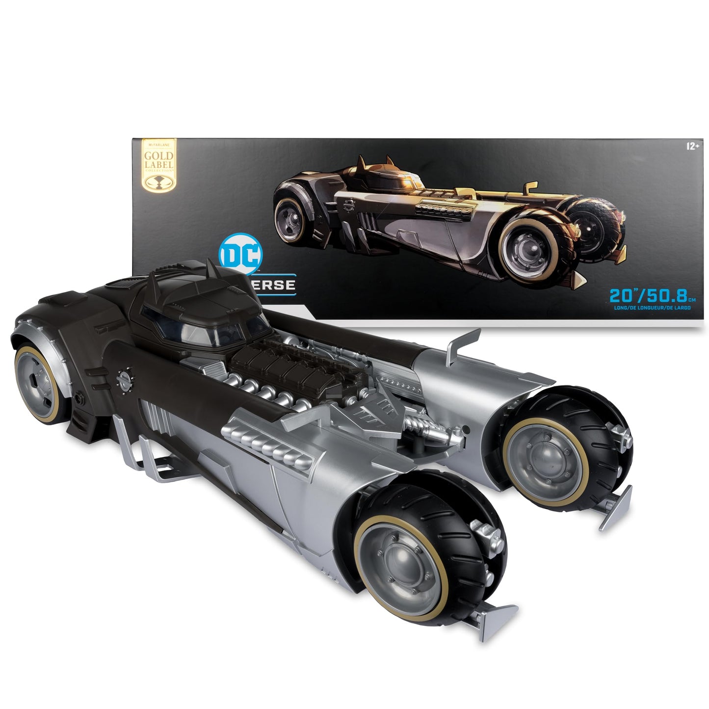 McFarlane DC Multiverse Batmobile (Batman: White Knight) (Gold Label) Vehicle Toys