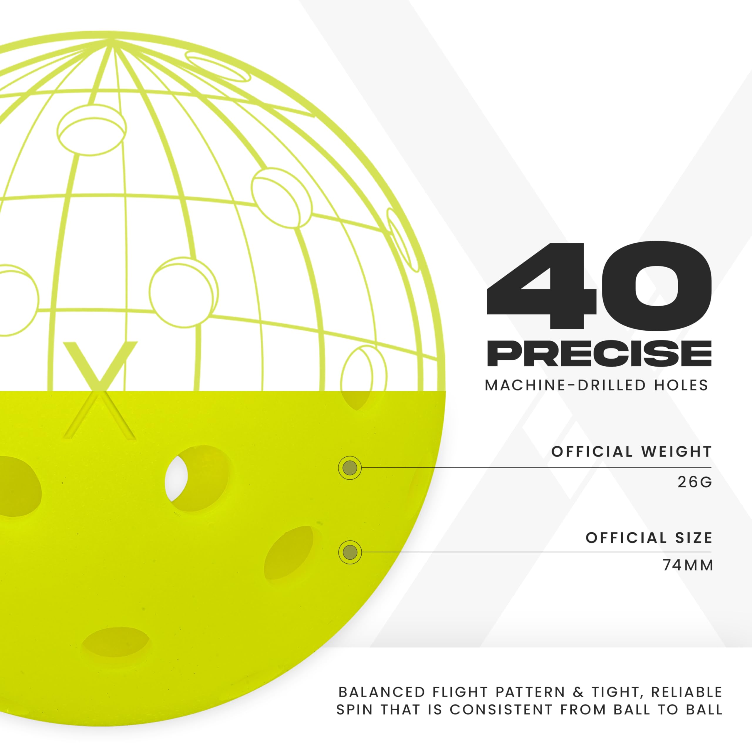Franklin Sports X-40 Pickleball - Thumbnail 2
