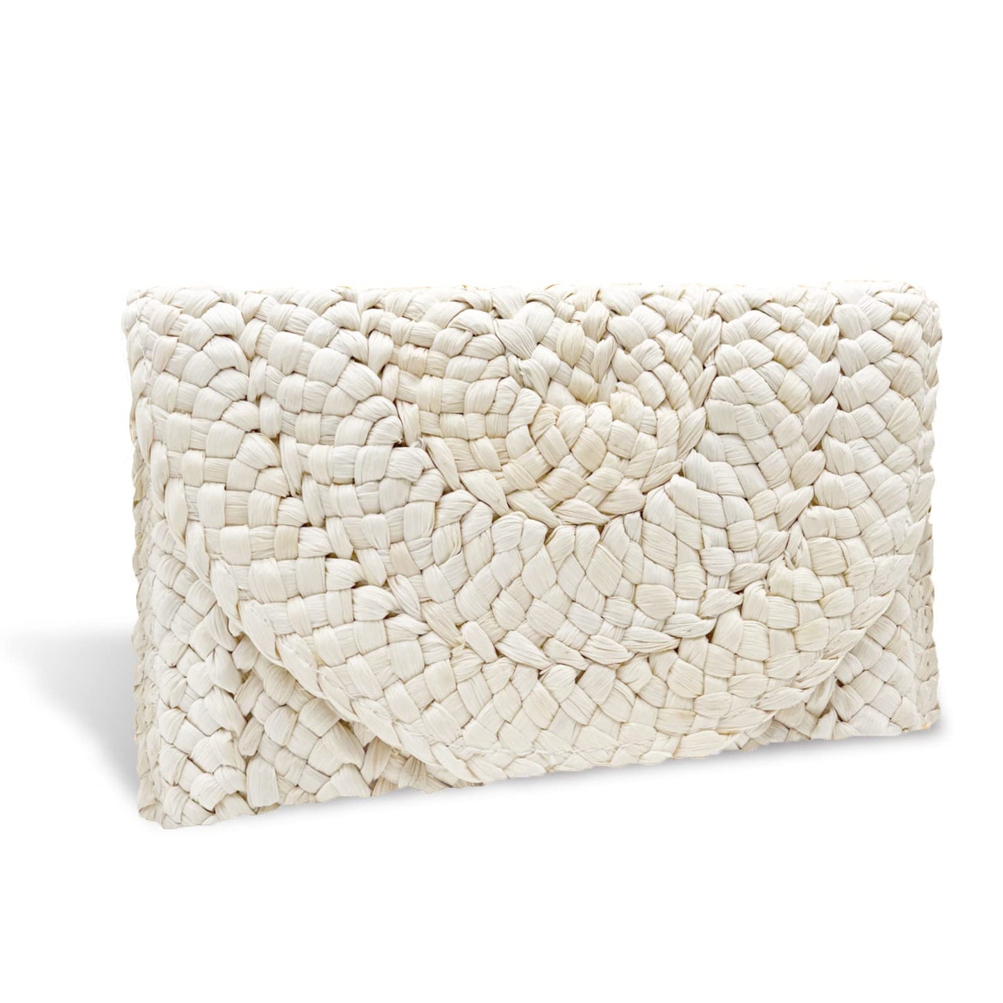 Lytosmoo Straw Clutch Purses for Women Woven Straw Beach Handbag Envelope Rattan Clutch for Summer