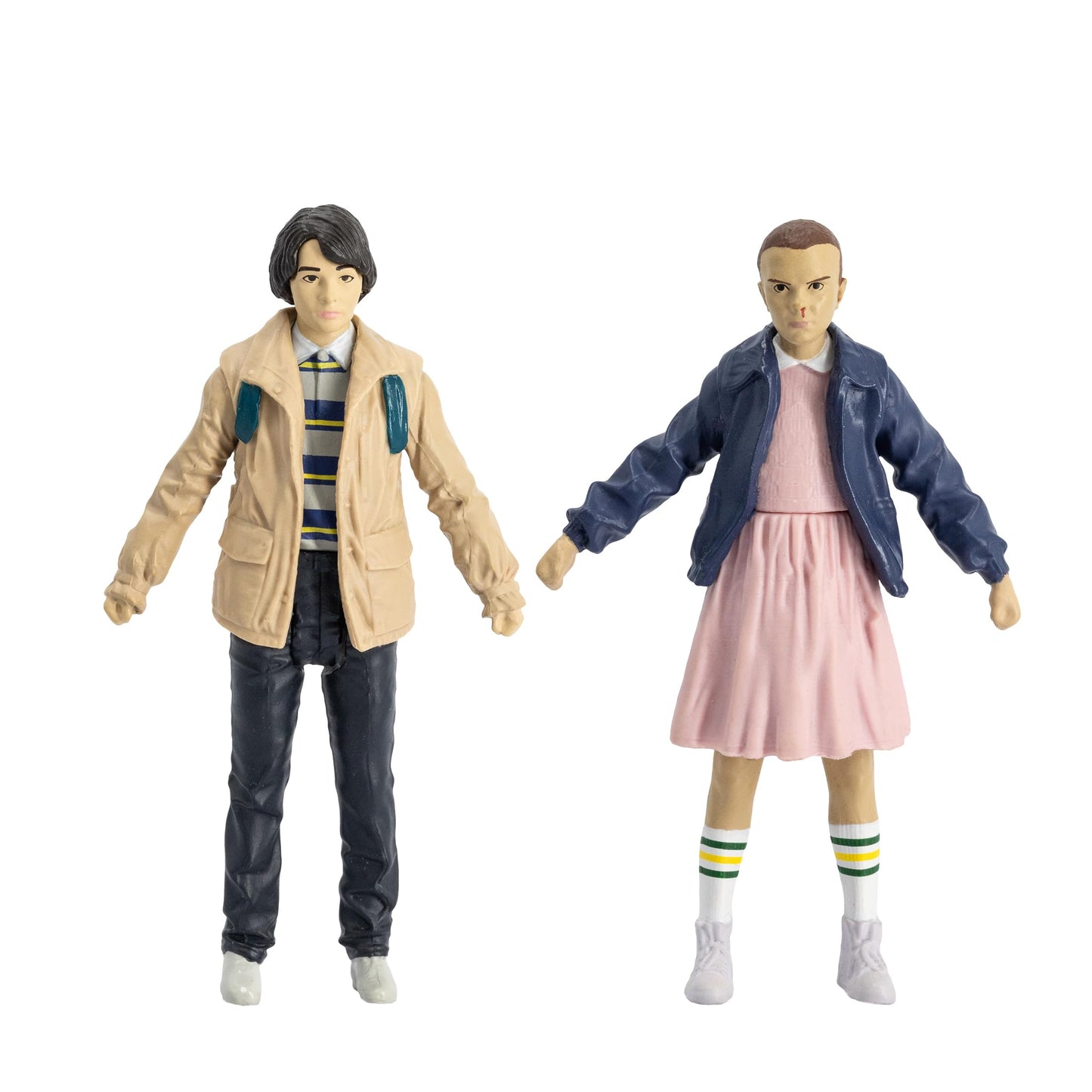 McFarlane Toys - Stranger Things Page Punchers 2pk Eleven and Mike Wheeler 3in Action Figures with Comic