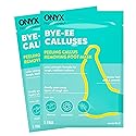 Onyx Professional Foot Peel Mask Callus Remover, 2 pack - Dead Skin Remover, Foot Exfoliator, Cracked Heel Repait, Peeling Callus Removing Foot Mask