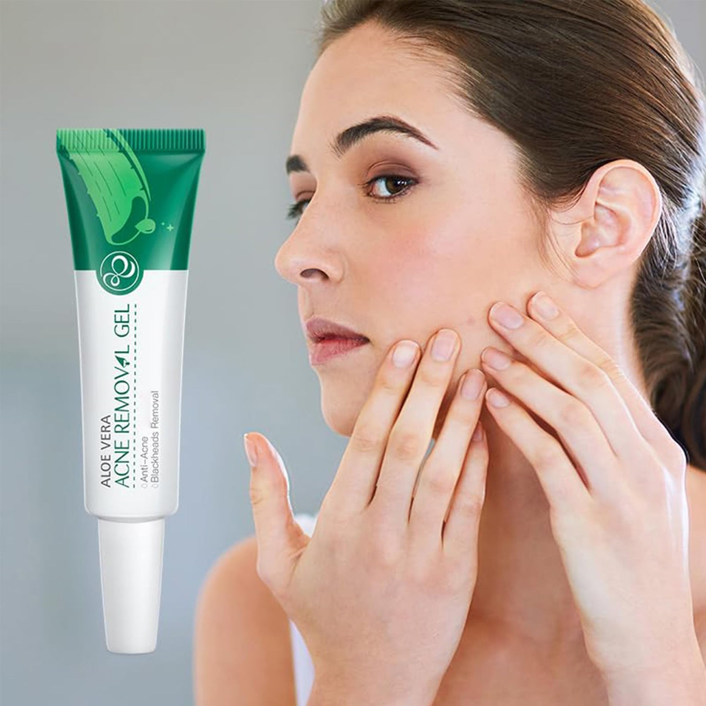 MIESCHER Organic Aloe Vera Gel - with Fresh Aloe Gel for Face and Body, Skin Care for Deeply & Rapidly Moisturizing, Firming, Sunburn Relieve Skin
