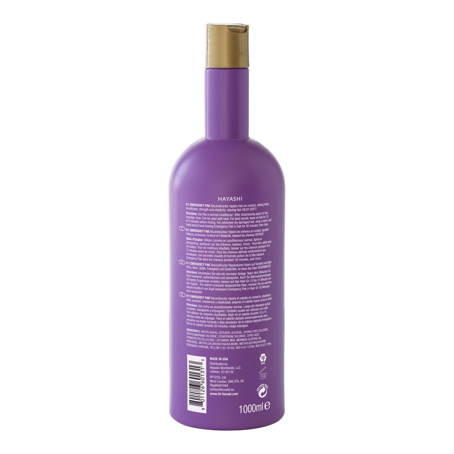 Hayashi 911 Emergency Pak Formula, 33.8 Fluid Ounce