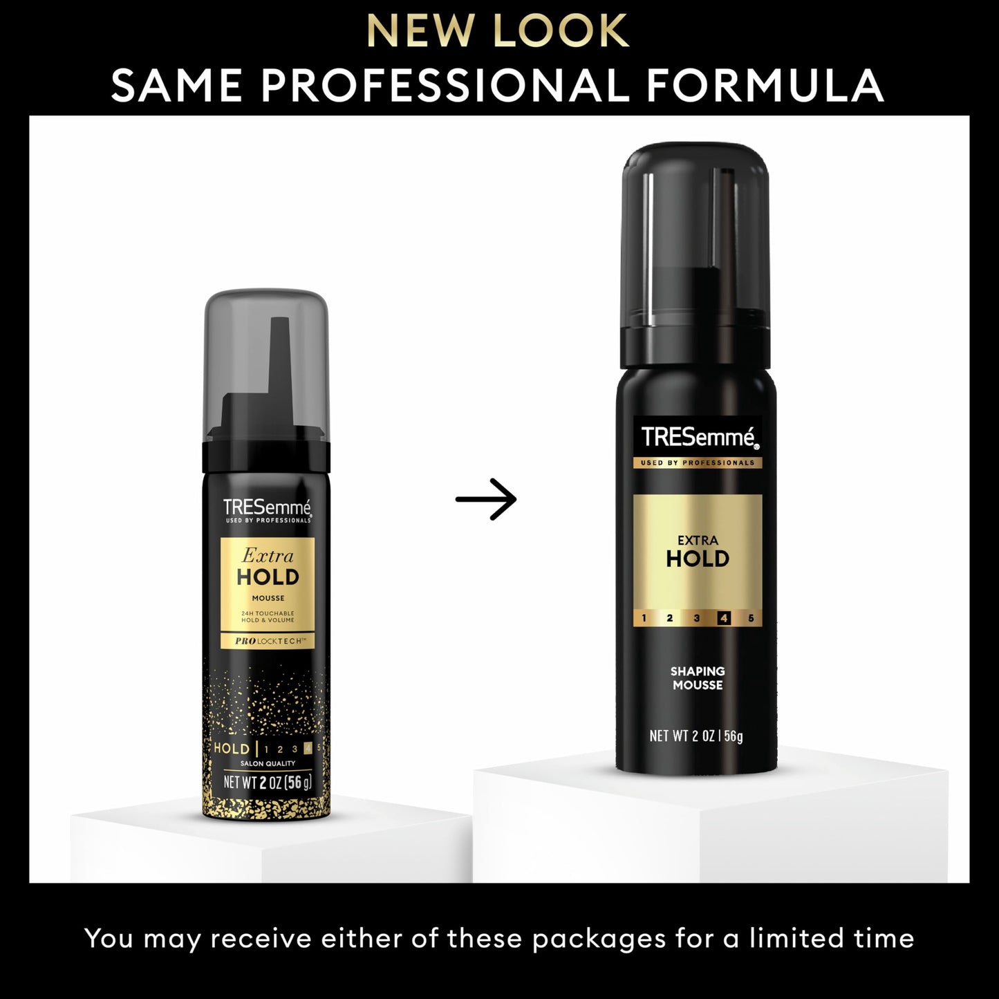 TRESemmé Extra Hold Volumizing Mousse For All-Day Humidity Resistance 2 oz