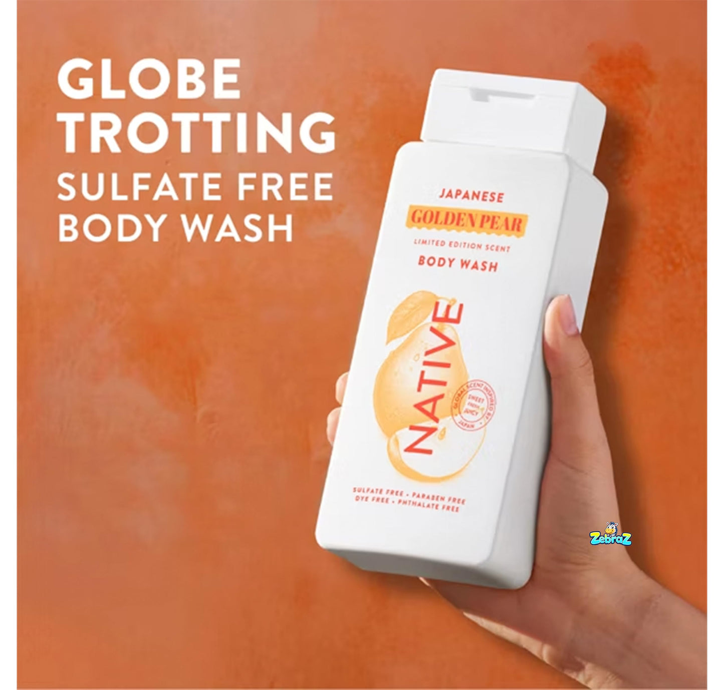 Native Passport Limited Edition Global Flavors Sulfate-Free - Body Wash - Japanese Golden Pear - 18 fl oz - Pack Of 02 Beauty & Personal Care Native
