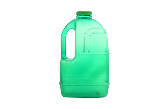 H8O 1 Gallon Square BPA Free Water Bottle with 48mm Cap (Green)