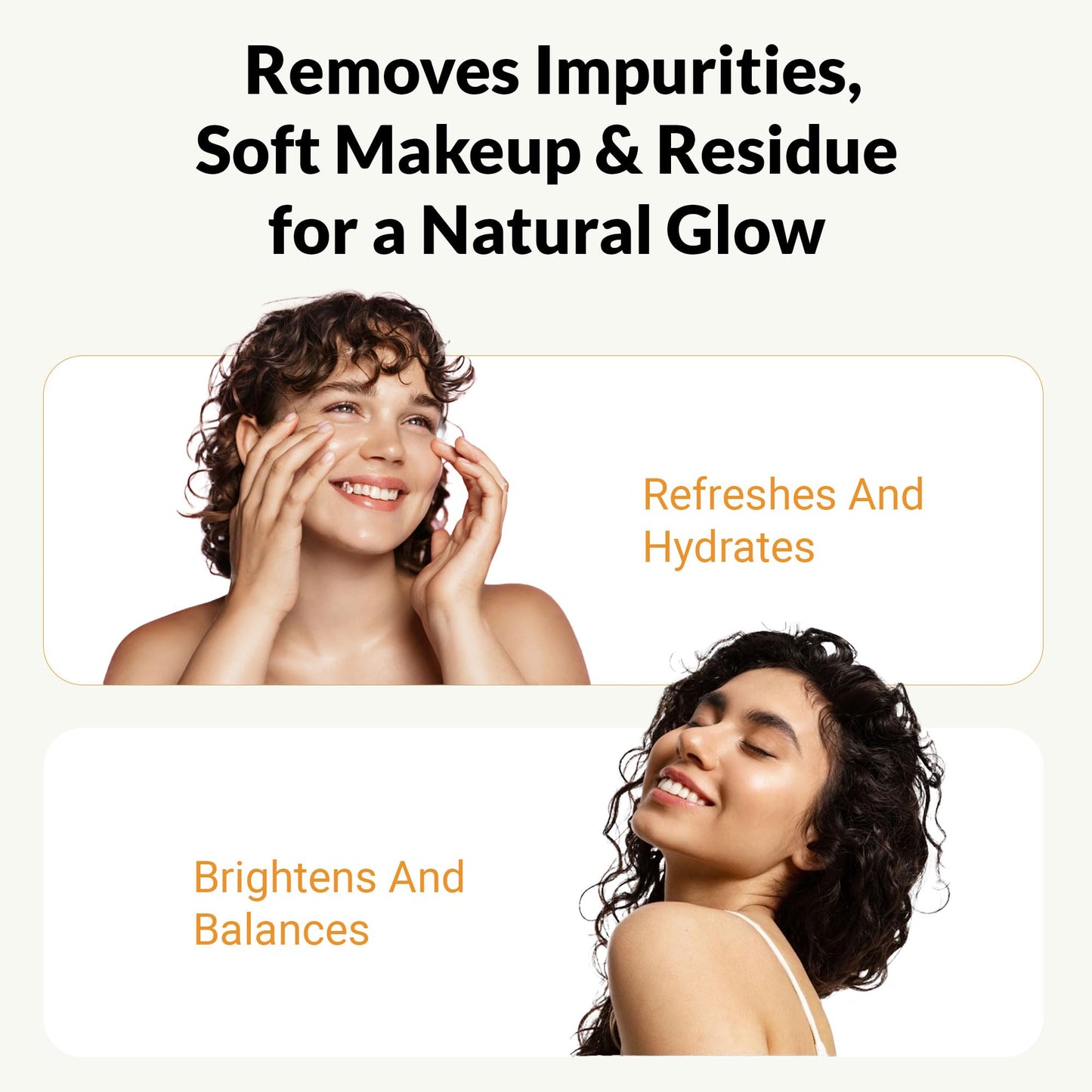 DERMATOUCH® Vitamin C Cleanser Water with Turmeric, Gentle Foaming Facial Cleanser for Daily Use, Helps Remove Impurities, All Skin Types, Made in