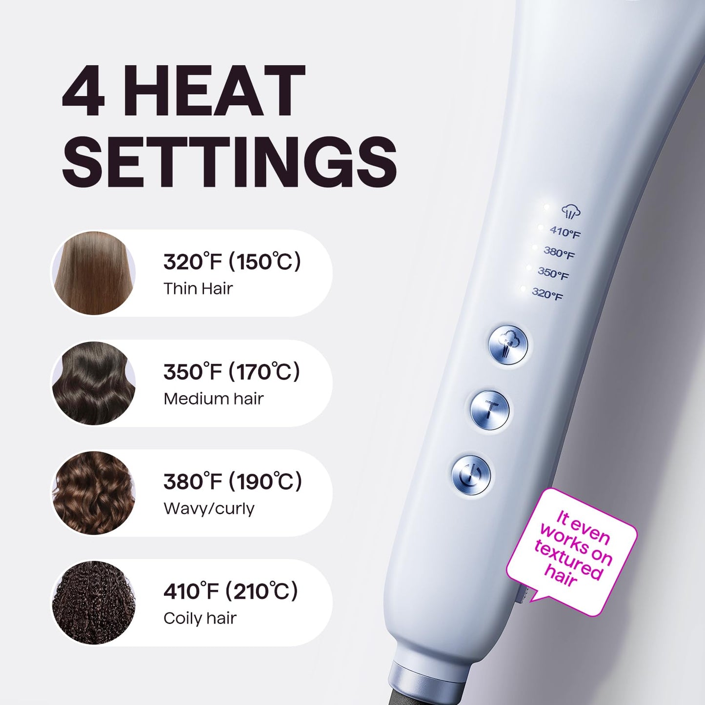 Wavytalk Pro Steam Hair Straightener Brush, Steamline Pro 3-in-1 Straightening Brush for Curly Hair, Fast Salon Results with Less Damage, Anti-Frizz Beauty and Personal Care wavytalk
