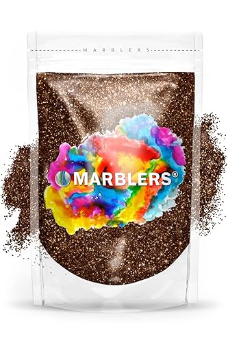 MARBLERS Twinkle Glitter [Pecan] 3oz (85g) | Fine | Non-Toxic, Vegan, Cruelty-Free | Face, Body, Eyeshadow, Hair, Festival, Party Makeup | Nail Art