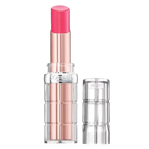 L'Oreal Paris Makeup Colour Riche Plump and Shine Lipstick, for Glossy, Radiant, Visibly Fuller Lips with an All-Day Moisturized Feel, Guava Plump,