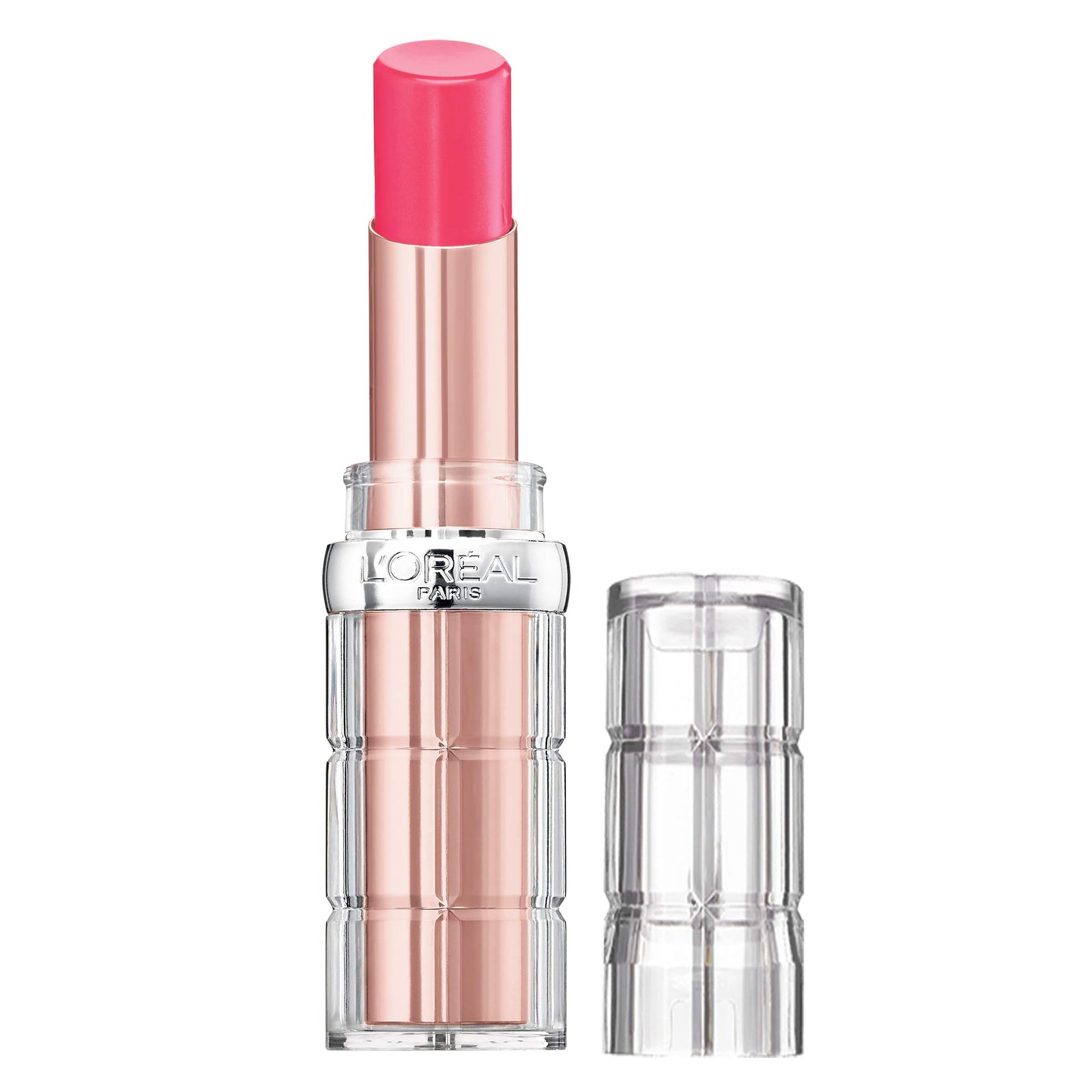 L'Oreal Paris Makeup Colour Riche Plump and Shine Lipstick, for Glossy, Radiant, Visibly Fuller Lips with an All-Day Moisturized Feel, Guava Plump,