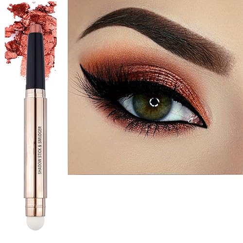 Daeuwiutr Thriving Eye Shadow Sticks Smooth Cream Eyeshadow Pencil Hypoallergenic Waterproof Long Lasting Eyeshadow Highlighter Stick Makeup Single