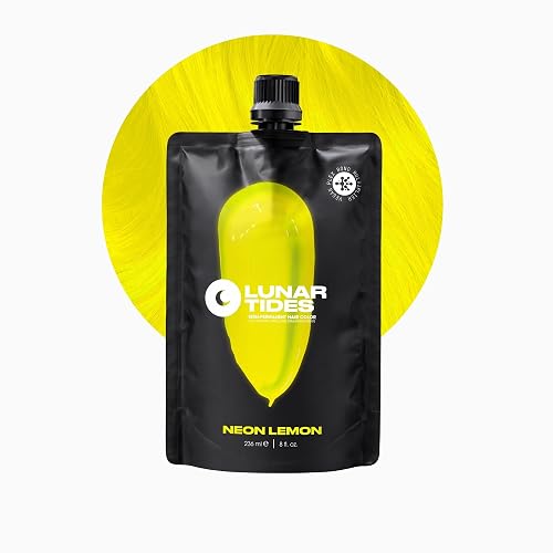 Lunar Tides Semi-Permanent Hair Color (43 colors) (Neon Lemon, 4 fl. oz.)