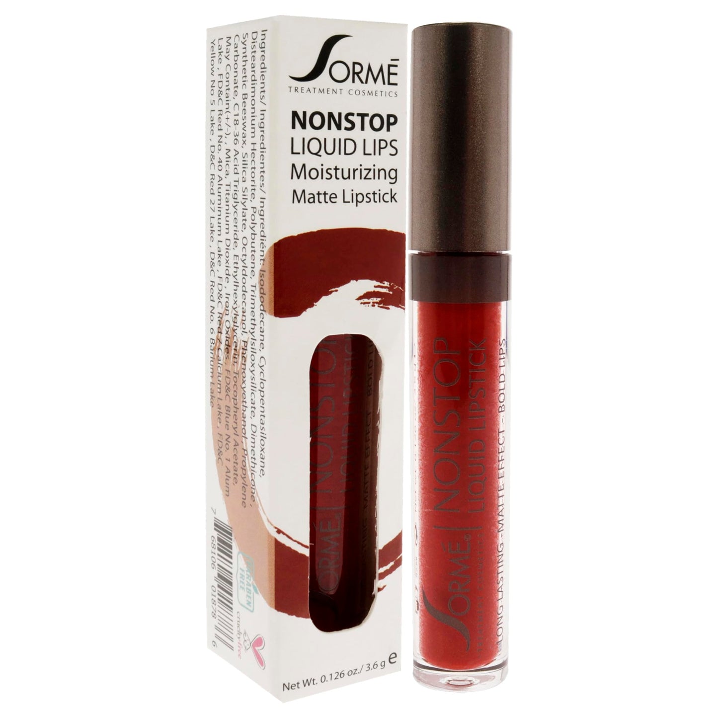 Sorme Cosmetics Nonstop Liquid Lipstick, OMG