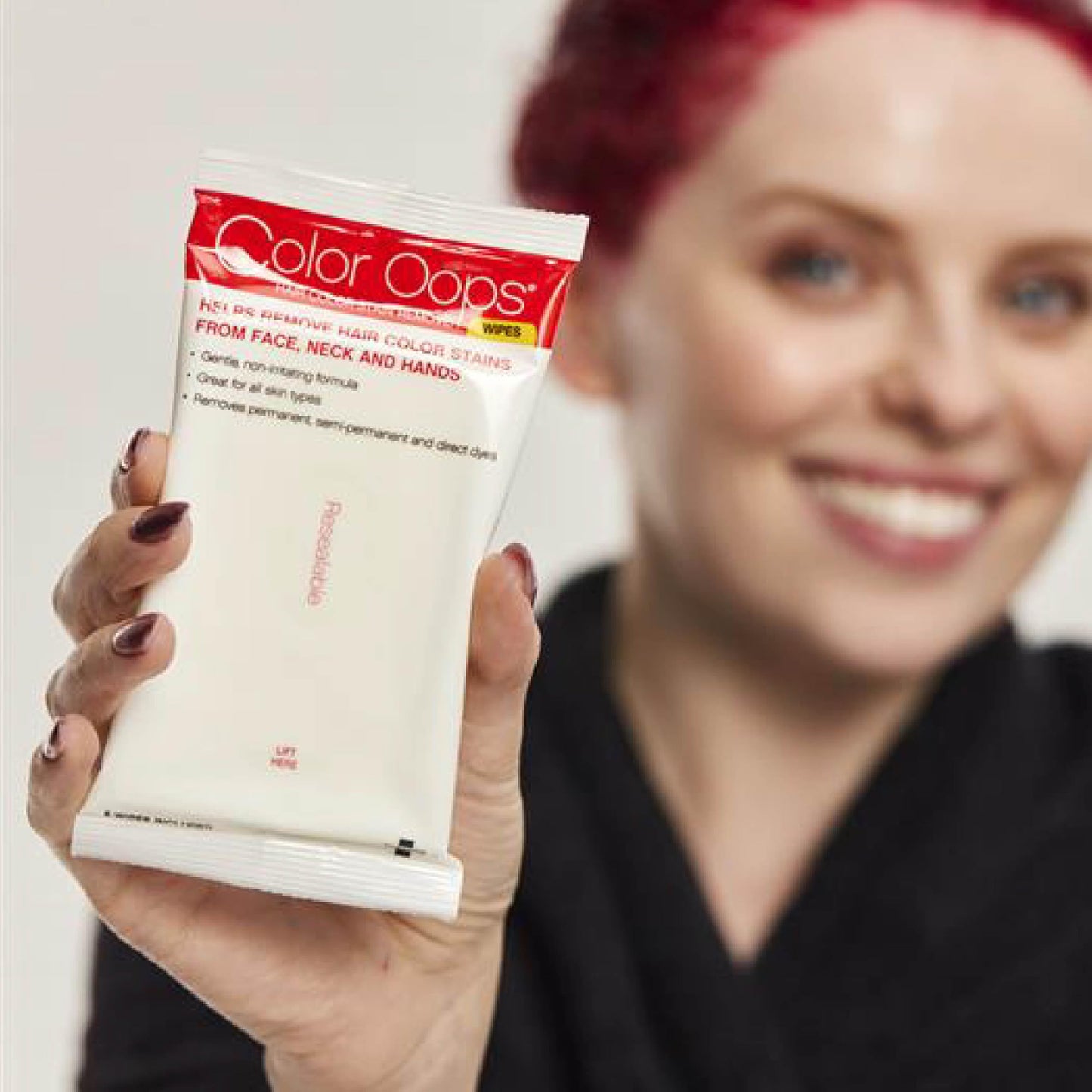 Color Oops Hair Color Remover Wipes, 5 Count, Coconut Oil Base Quickly and Gently Removes Temporary, Semi-Permanent, & Permanent Hair Color Stains