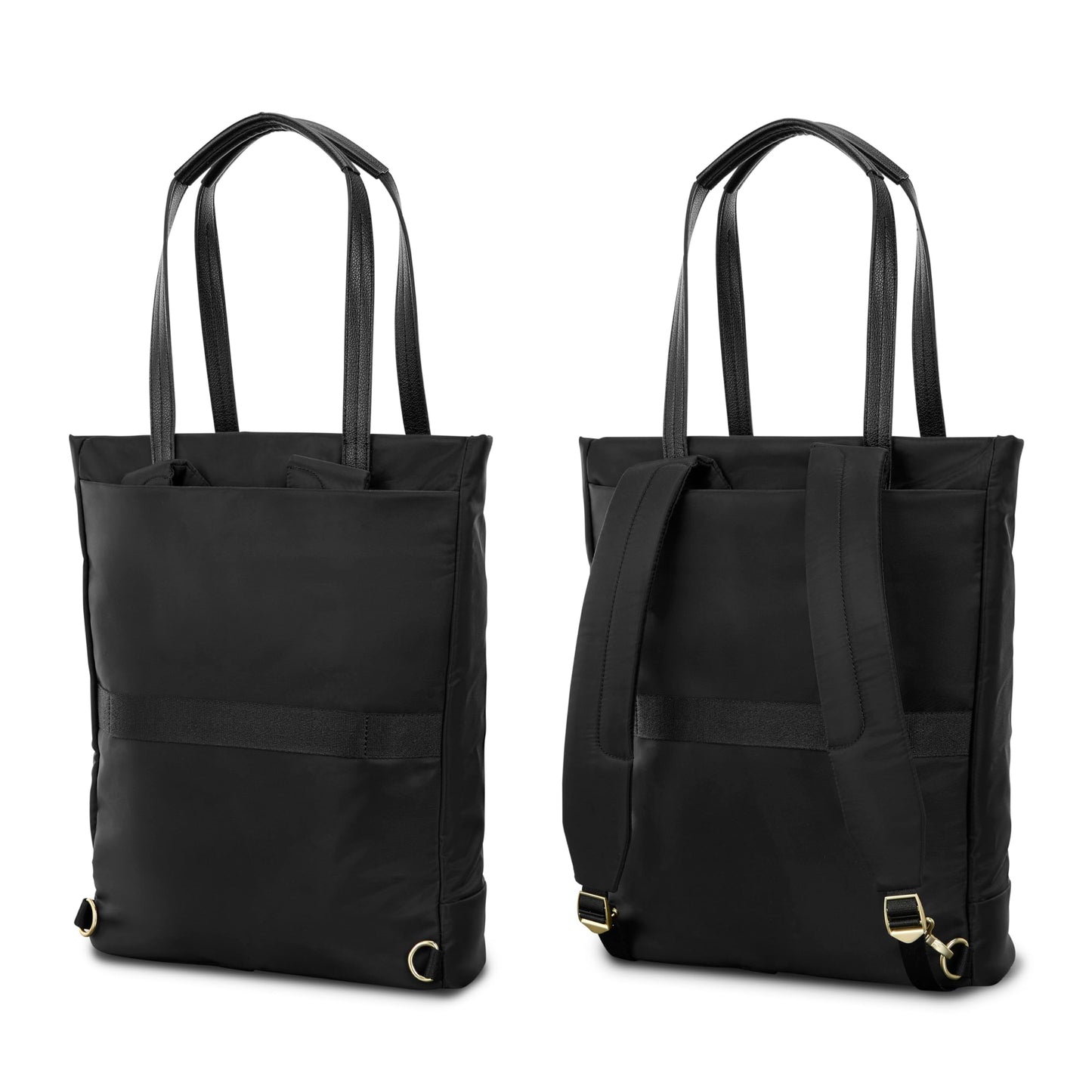 Samsonite Mobile Solutions 2 Convertible Backpack, 3-in-1 Tote, Crossbody & Laptop Backpack with Padded Laptop Sleeve, Water Bottle Pocket, Front Organizer, StackIt™ Strap, Travel & Everyday Bag