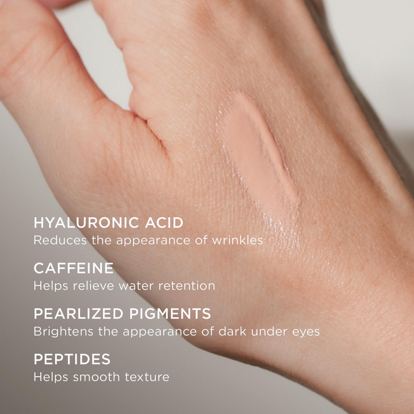 COLLEEN ROTHSCHILD Illuminating Tinted Eye Cream | Instant Brightening Effect | Nourishes & Targets Dark Circles | With Hyaluronic Acid, Caffeine