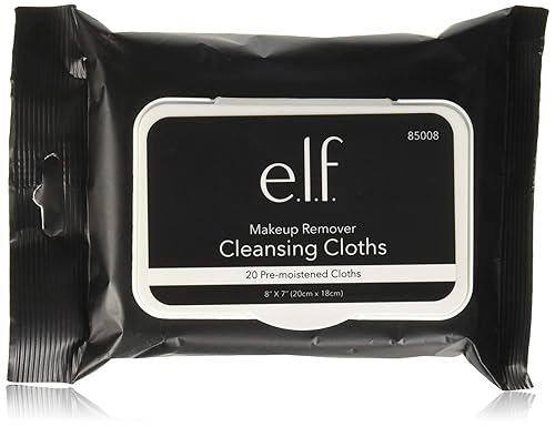 e.l.f. Makeup Remover Cleansing Cloths, 20 count (Pack of 12)