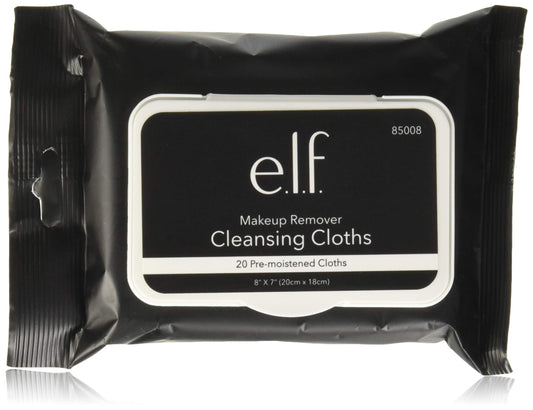 e.l.f. Makeup Remover Cleansing Cloths, 20 count (Pack of 12)