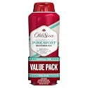Body Wash for Men by Old Spice, High Endurance Body Wash Twin Pack, Pure Sport, 18.0 fl oz each