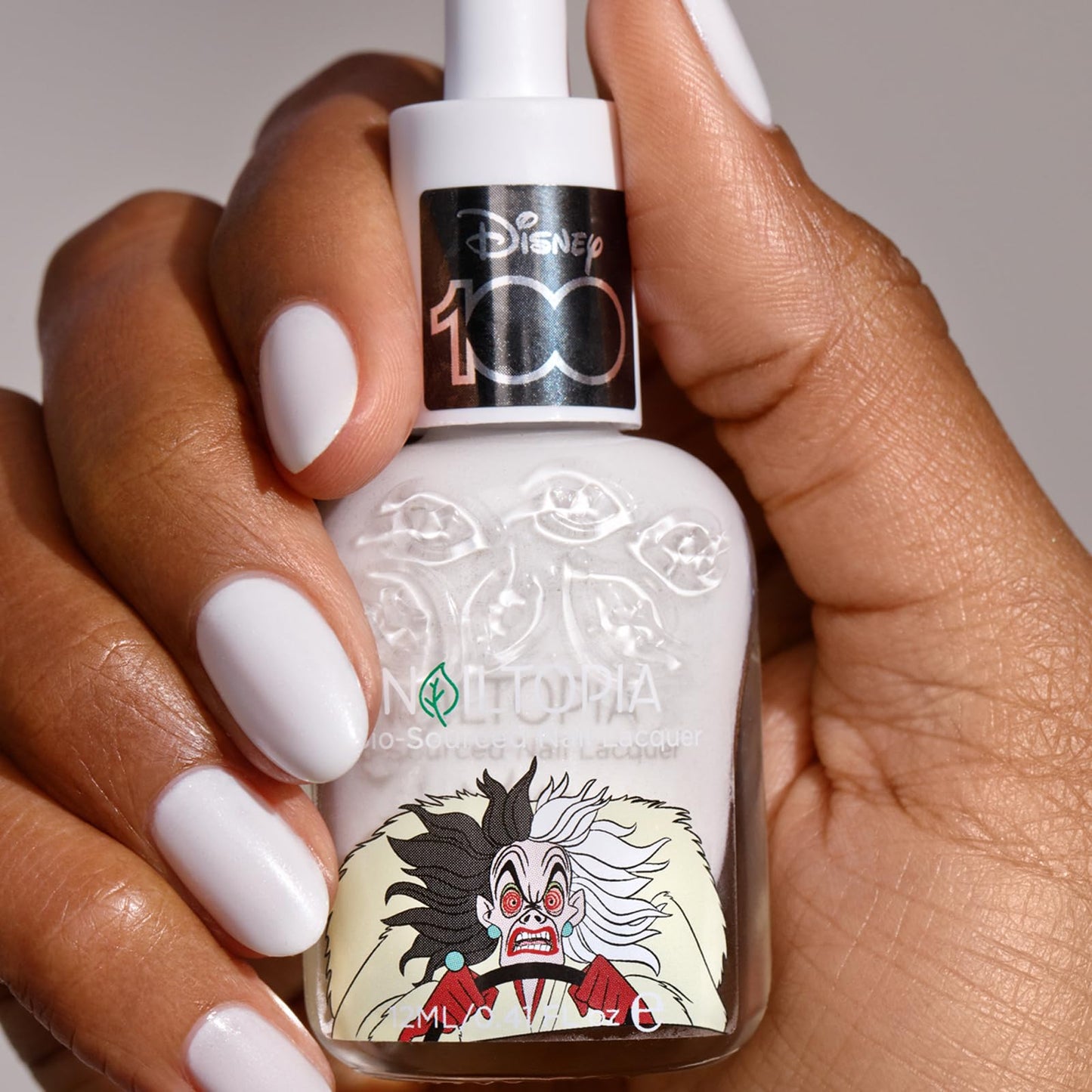 Nailtopia Bio-Sourced Chip Free Nail Lacquer Disney Collection, Cruella, 0.41 oz - All Natural - Vegan - Strengthening - Quick-Dry - Long Lasting Beauty & Personal Care Nailtopia