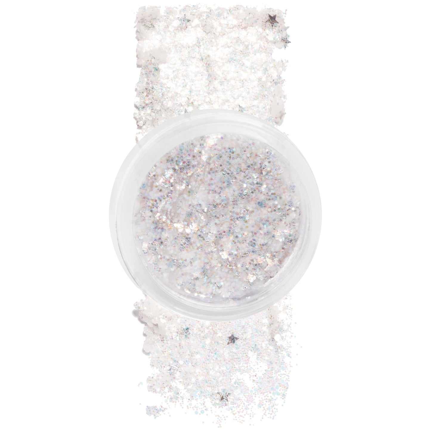 KimChiChic Beauty Glitter Sharts, Chunky Face & Body Glitter, Multi-Use for Hair, Cheeks & Collarbone, Adds Bold, Sparkling Shine, Super Nova, 2.5g