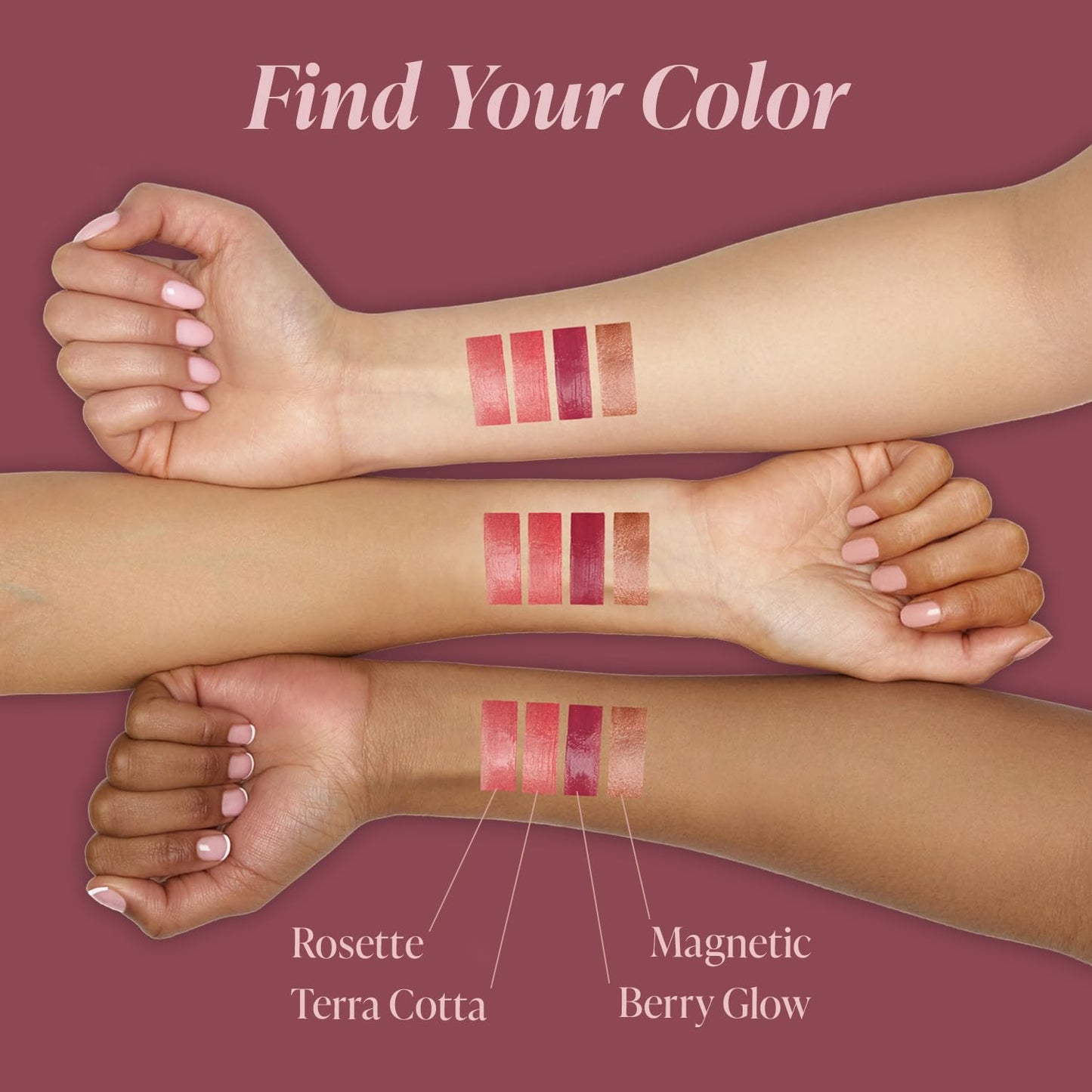 Mineral Fusion 3-in-1 Color Stick - Nourishing Cream Tint for Cheek, Lip and Eye - Blendable, Lightweight Coverage - Travel Friendly, Hypoallergenic