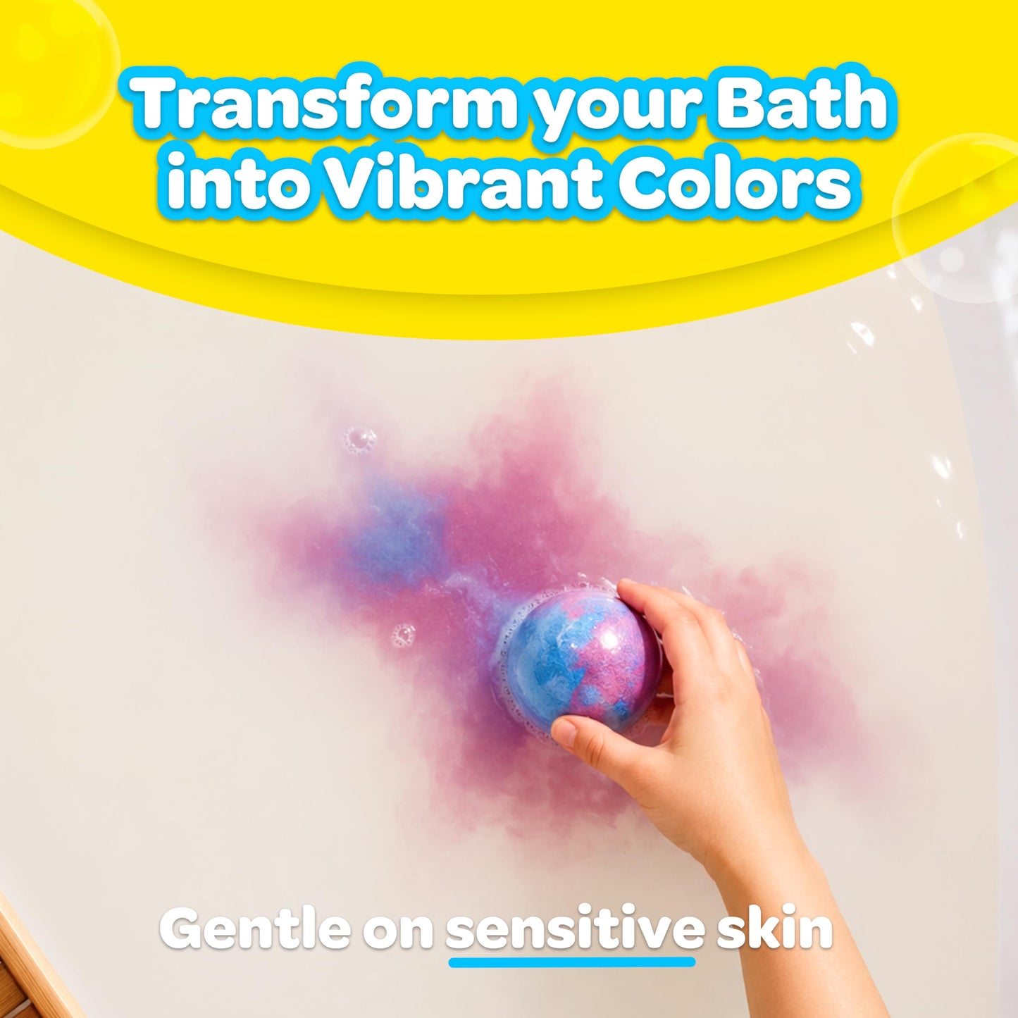 Crayola Scented Bath Bombs for Kids (7 Count), Non-Toxic, Stain Free, Multi-Colored Fizzy Bath Bombs with Grape, Lemon, Cotton Candy & Bubblegum Beauty and Personal Care Taste Beauty