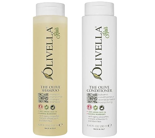 Olivella Olive Shampoo and Conditioner Set (8.45 Fluid Ounces)