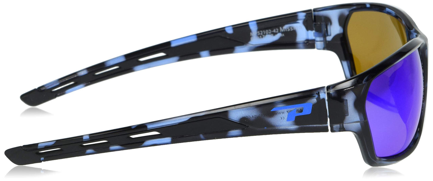 Peppers unisex adult Daybreak Sunglasses, Blue Tortoise, 60x16x135mm US