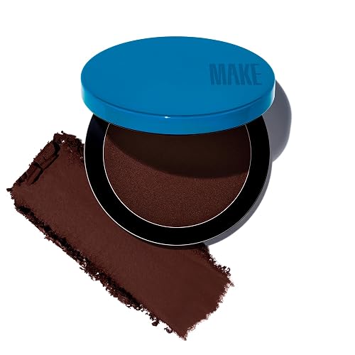 MAKE Beauty Skin Mimetic Microsuede Bronzer Powder - Matte Bronzing Powder Contour, Buildable Formula, Non Comedogenic, Long Lasting Color. Shade