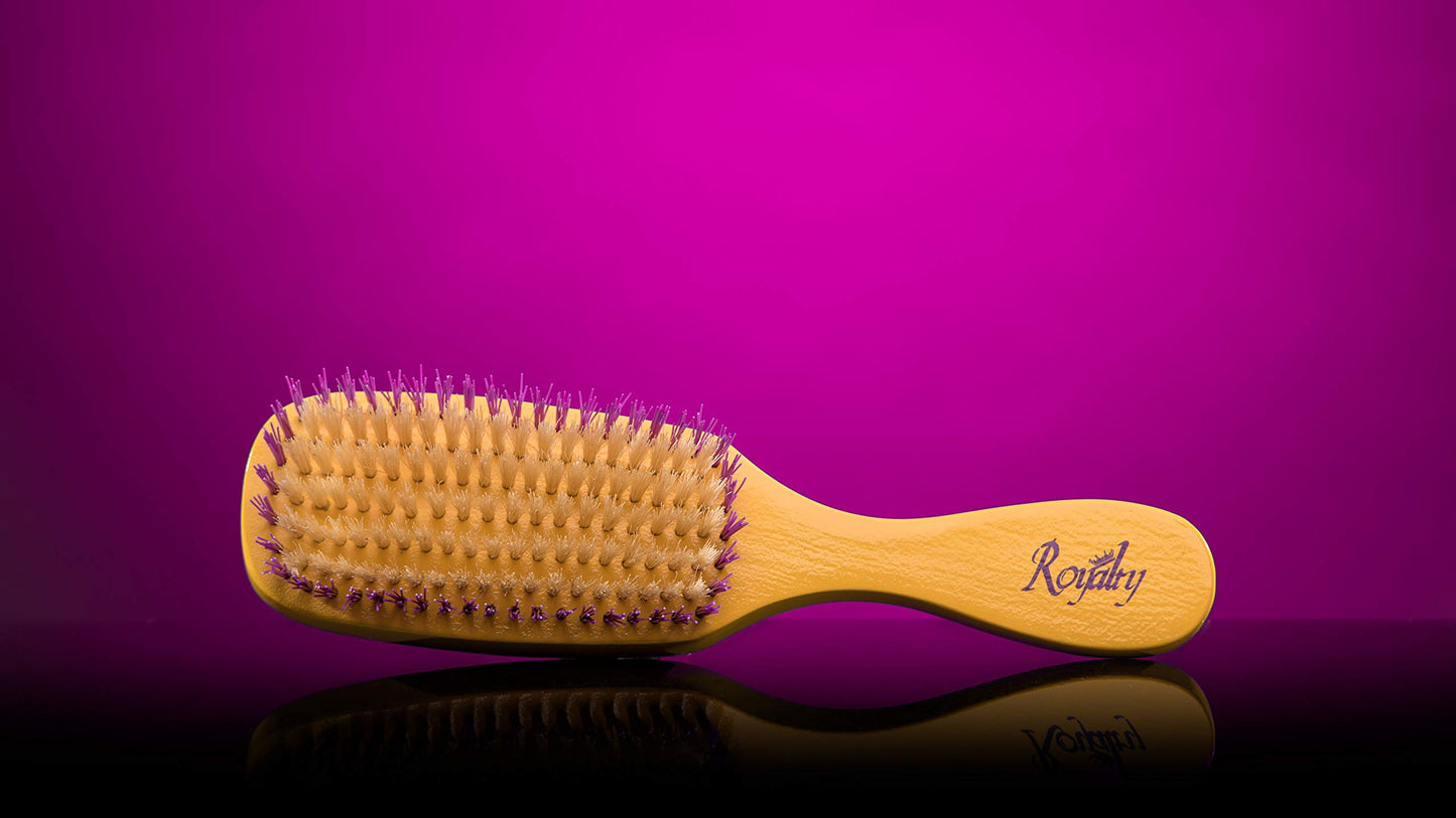 Royalty By Brush King Wave Brush #710- Reinforced Medium Waves Brush - From The Maker Of Torino Pro 360 Wave Brushes