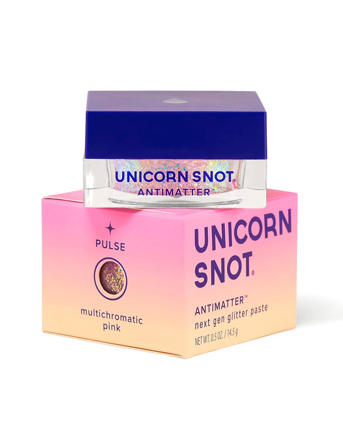 Unicorn Snot Antimatter Color-Shifting Glitter Paste - Plastic-Free Iridescent Body Glitter, Vegan & Cruelty-Free, Sweat-Proof Face & Body Paint, 0.5