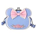 Loungefly Disney Minnie Floral and Lace Kisslock Crossbody Bag