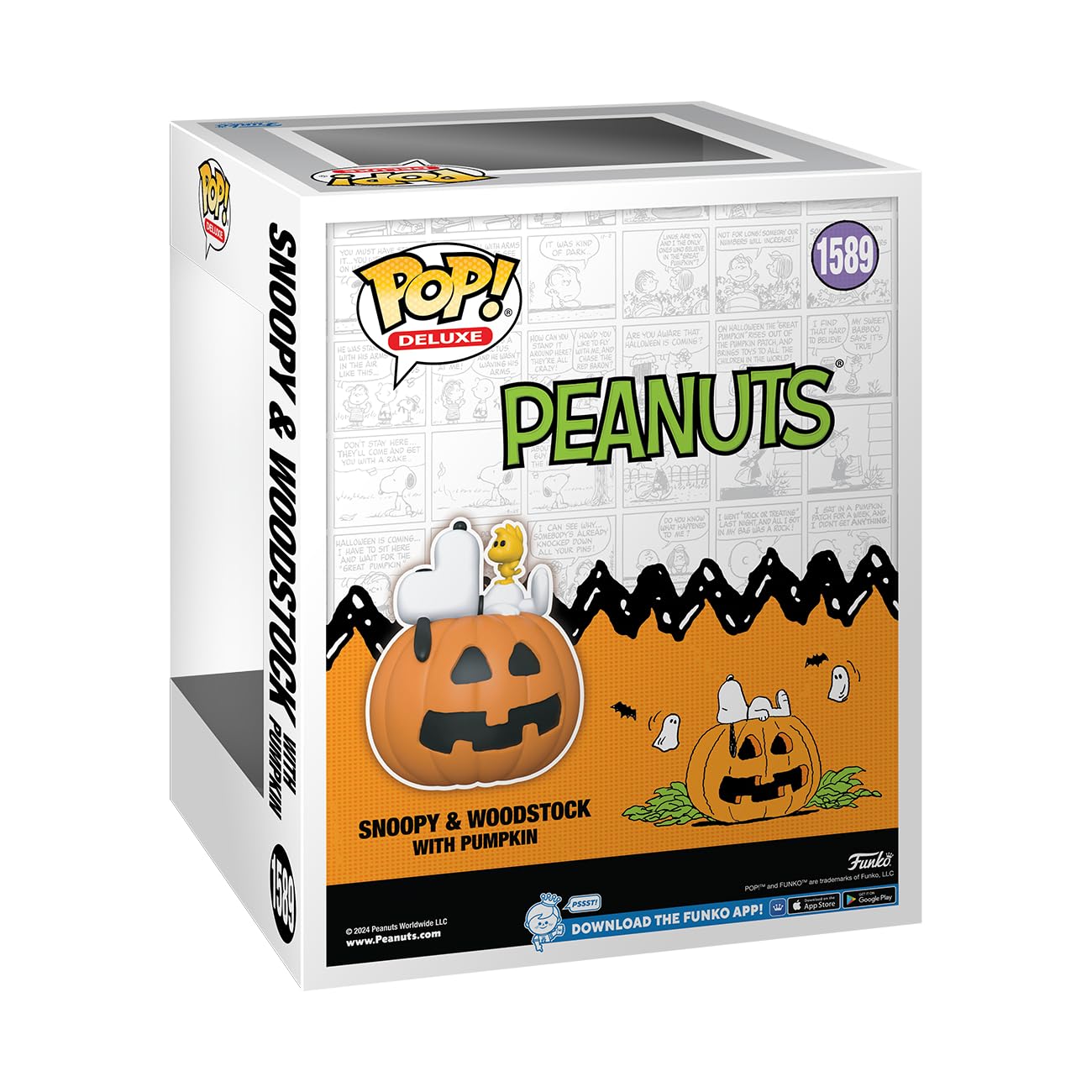 Funko Pop! Deluxe: It's The Great Pumpkin, Charlie Brown - Snoopy & Woodstock with Pumpkin