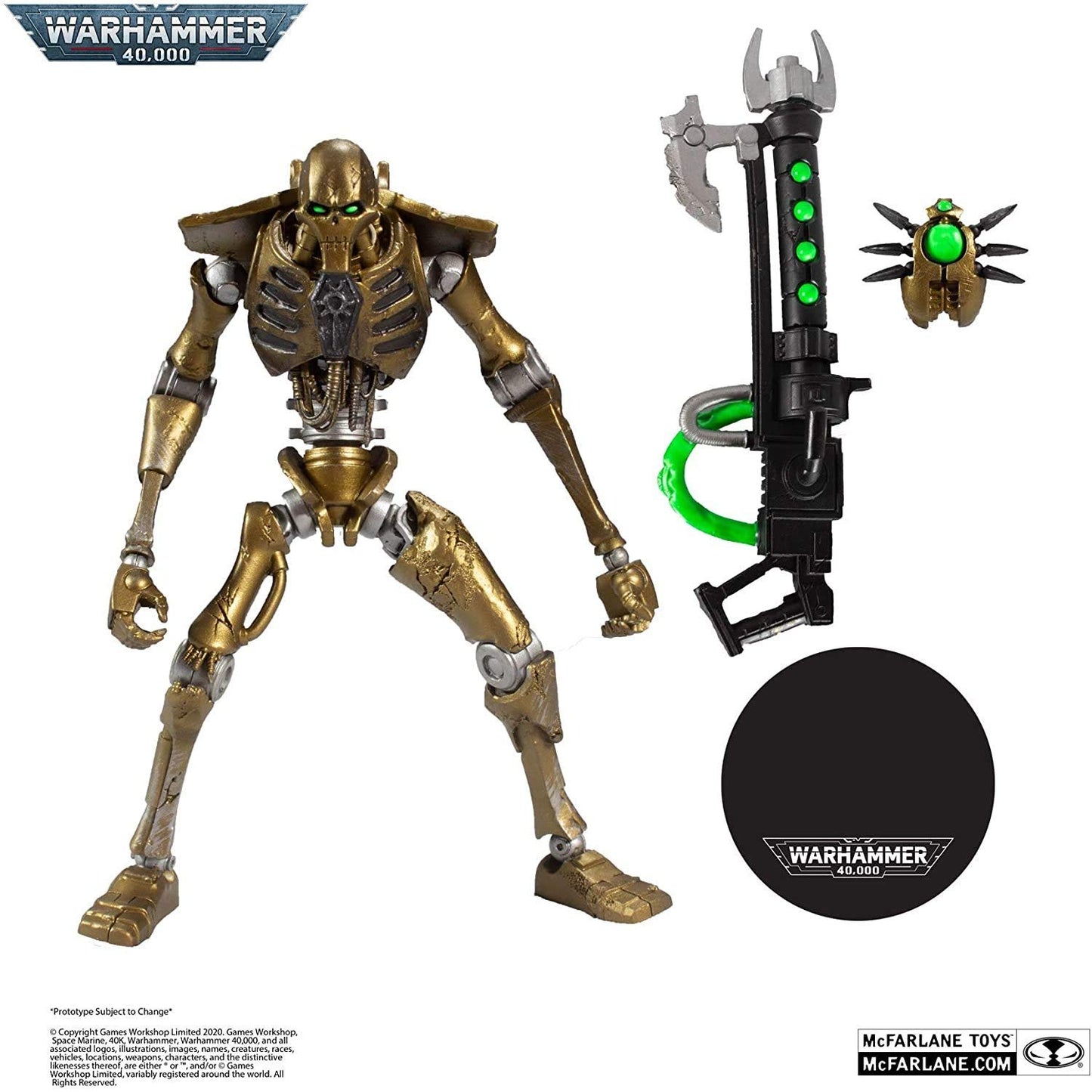 McFarlane Toys Warhammer 40,000 Necron Warrior 7" Action Figure