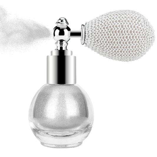 KYDA Glitter Powder Spray, Loose Shimmer Powder, Highlighter Spray Makeup for Face Body Hair, Lasting Glitter Hairspray, Cosmetic Sparkling Body