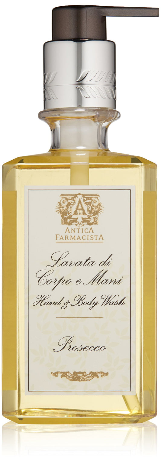Antica Farmacista Hand & Body Wash - Luxury Nourishing Body Wash - Hydrating Hand Cleansing Wash - Bath & Body Gift - Prosecco, 10 fl oz