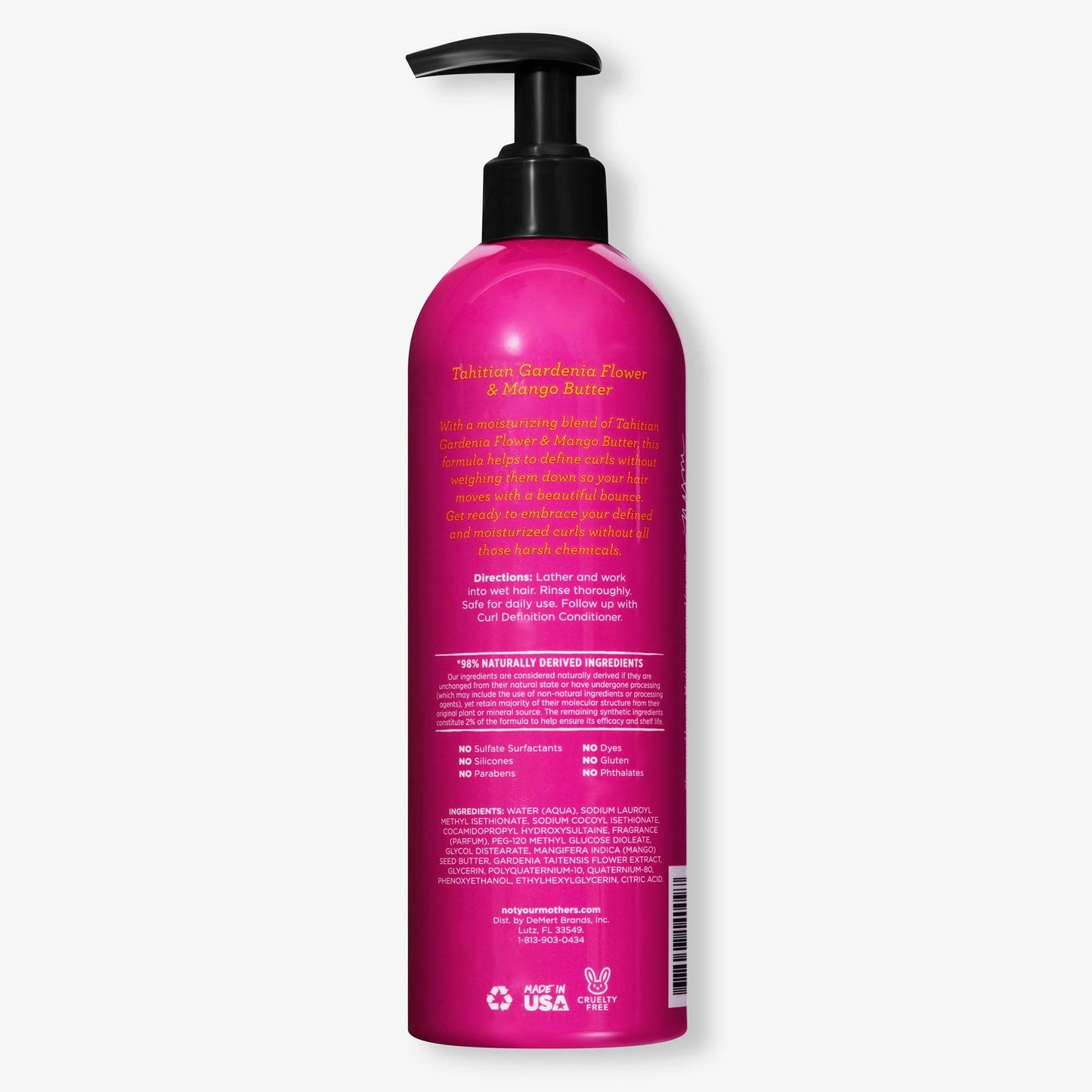 Not Your Mother's Naturals Curl Definition Set - Tahitian Gardenia Flower & Mango Butter - Moisturize and Enhance Curls (Shampoo, 2-Pack)
