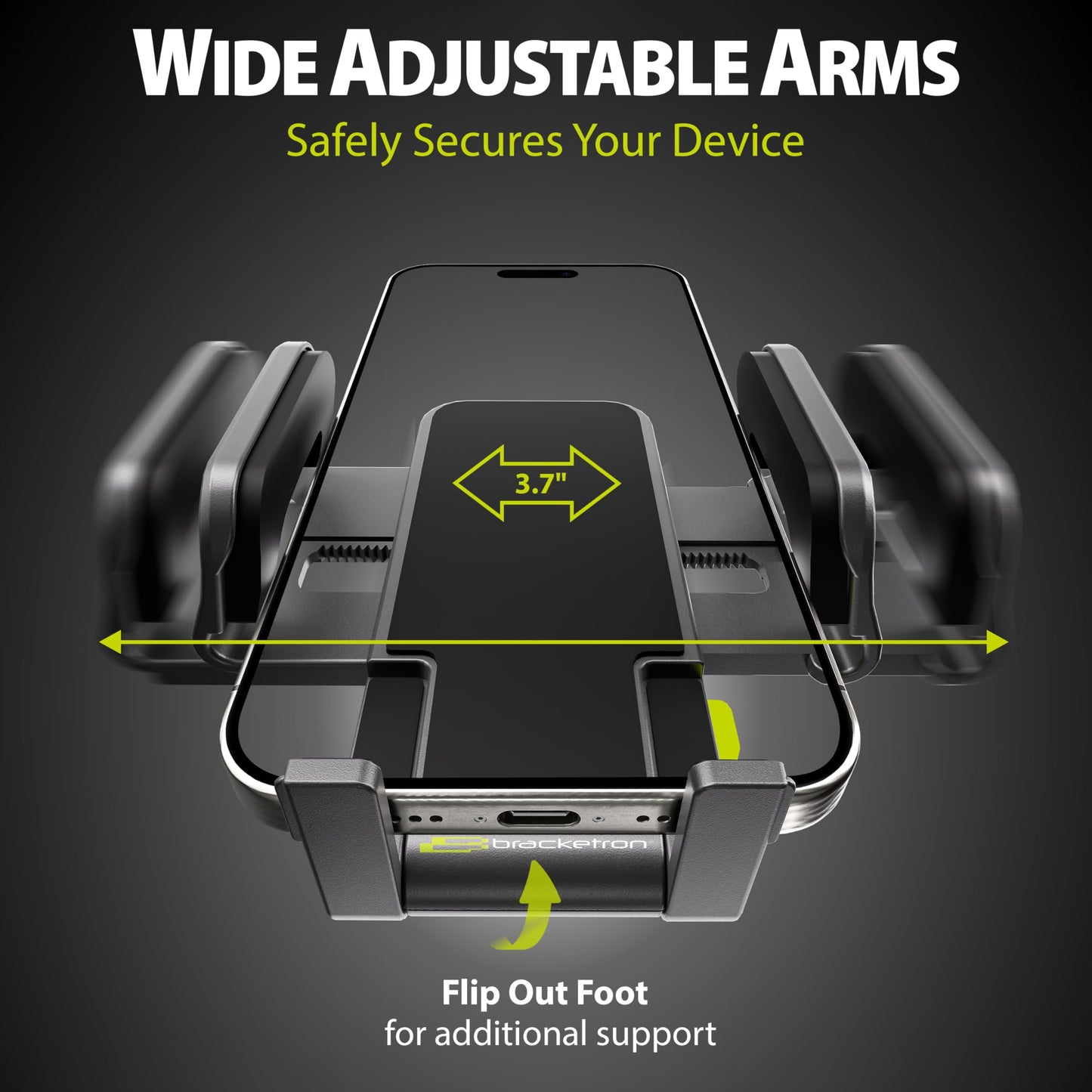 Bracketron TripGrip Window and Vent Mount, GPS Car Mount, Windshield Cell Phone Holder for Car, Includes Vent Clip