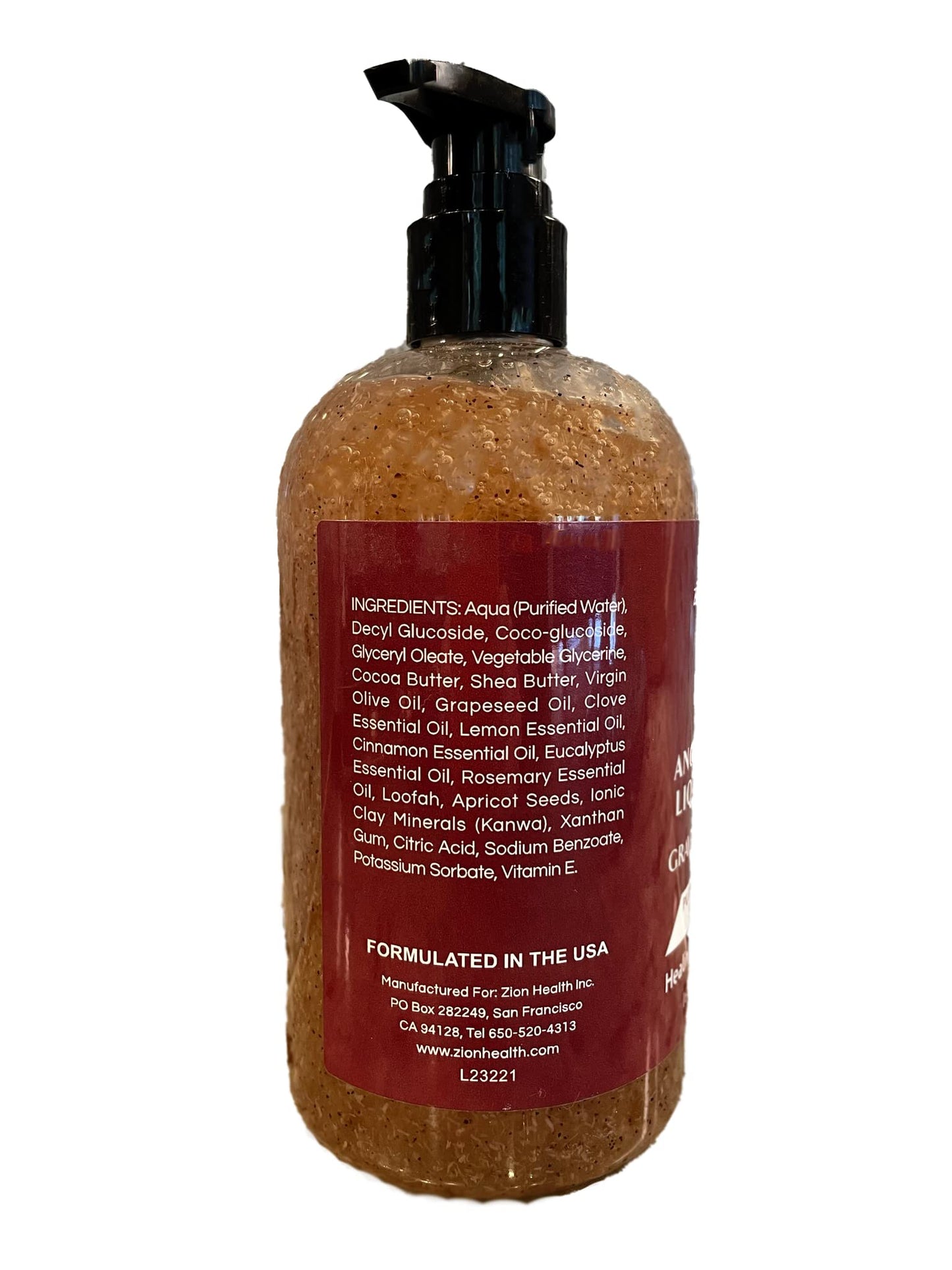 Zion Health Liquid Soap 16 oz Grave Robber Oil
