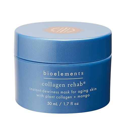Bioelements Collagen Rehab - 1.7 fl oz - Face & Lip Mask for Aging Skin - Creates Instant Dewiness + Improves Fine Lines & Wrinkles - Vegan, Gluten