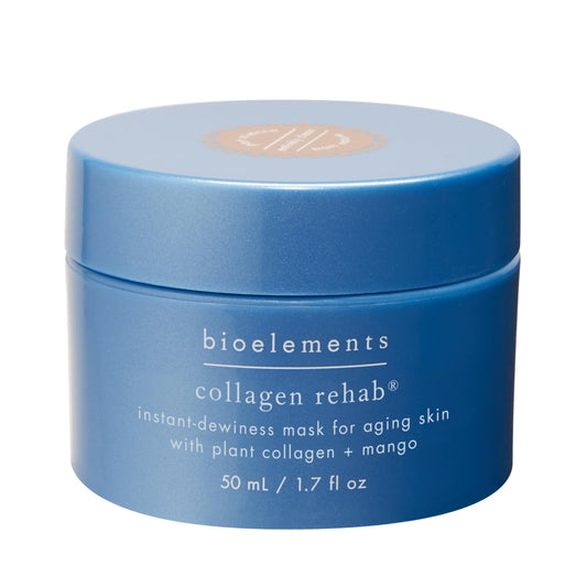 Bioelements Collagen Rehab - 1.7 fl oz - Face & Lip Mask for Aging Skin - Creates Instant Dewiness + Improves Fine Lines & Wrinkles - Vegan, Gluten