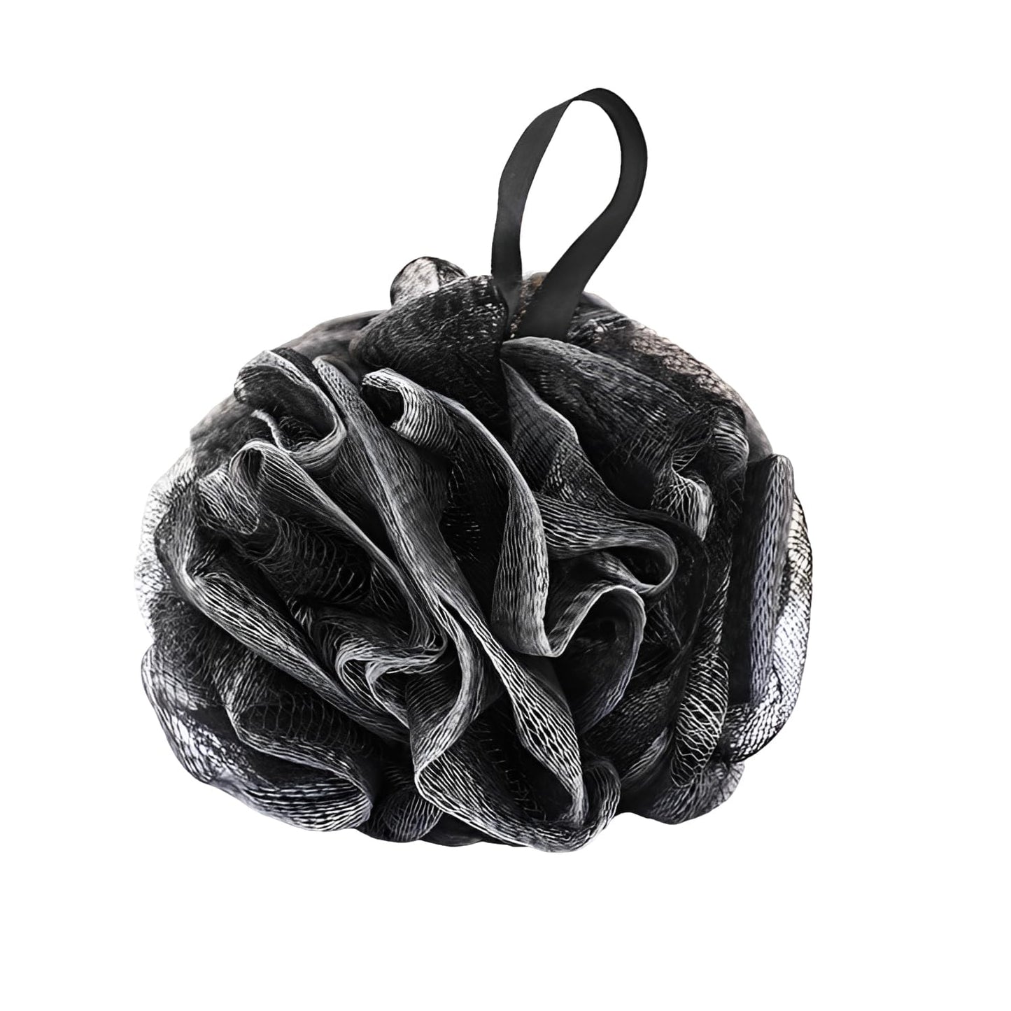 SEVENHEAD Bath Sponge Shower Loofahs, Gray, 50g/Piece, Mesh Pouf Bath Scrunchies Body Wash Puff(Set of 4)
