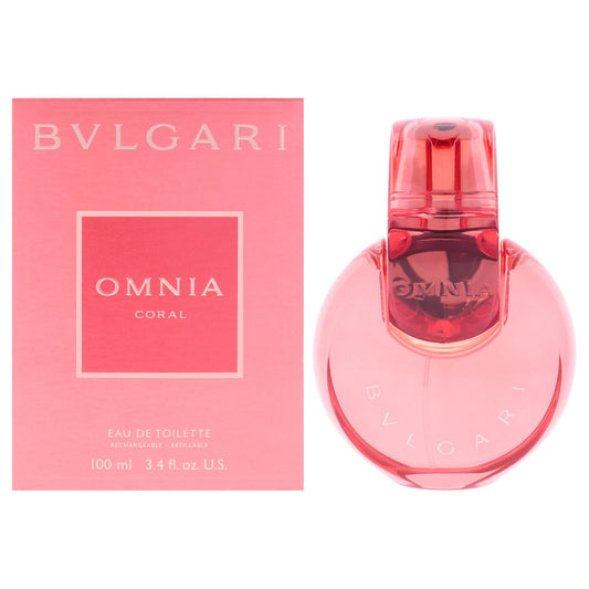 Bvlgari Omnia Coral by Bvlgari for Women - 3.4 oz EDT Spray (Refillable) Beauty & Personal Care BVLGARI