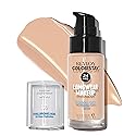 Revlon Liquid Foundation, ColorStay Face Makeup for Normal & Dry Skin, SPF 20, Longwear Medium-Full Coverage with Natural Finish, Oil Free, 130