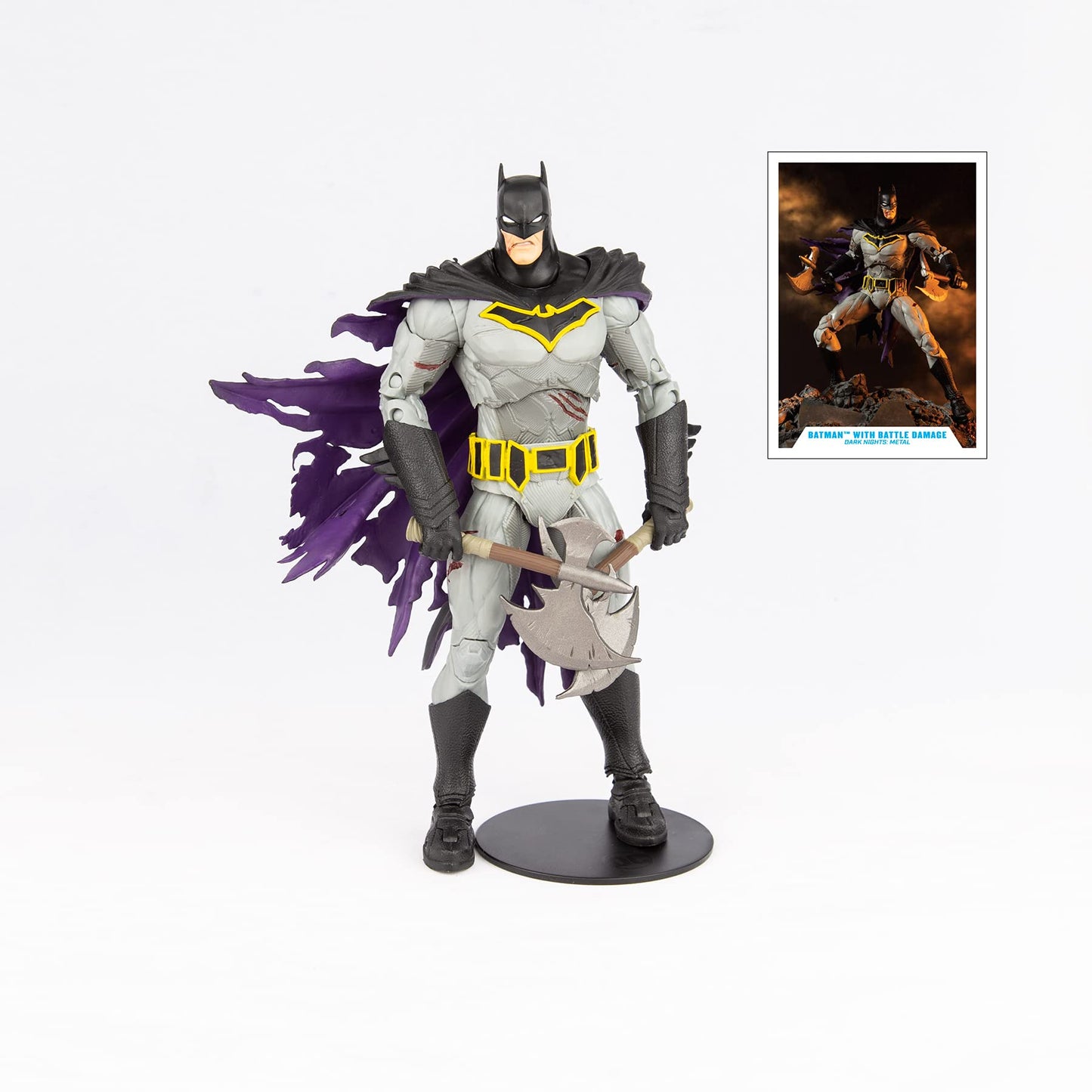 Batman With Battle Damage (DC Multiverse: Dark Knights Metal) 7" Action Figure