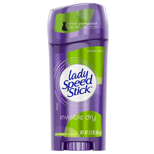 Lady Speed Stick Invisible Dry Antiperspirant Deodorant, Powder Fresh - 2.3 ounce (6 Pack) Beauty and Personal Care Mennen
