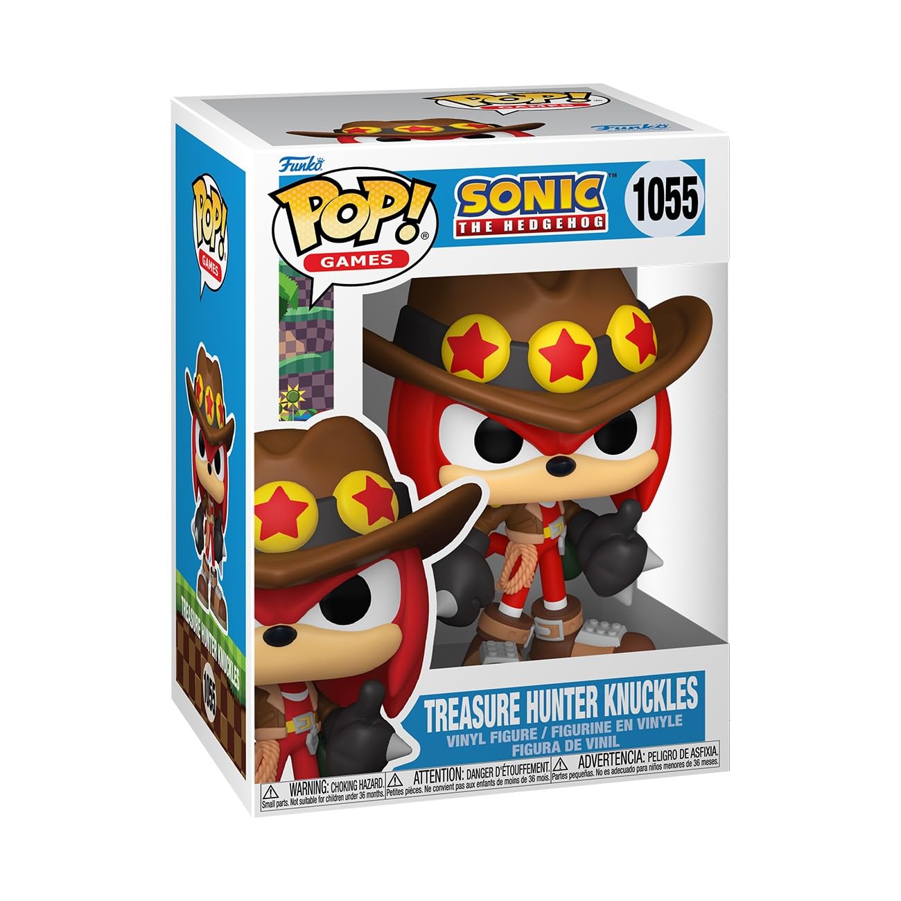 Funko Pop Games: Sonic - Treasure Hunter Knuckles The Echidna - Sonic The Hedgehog - Collectable Vinyl Figure - Gift Idea - Official Merchandise…