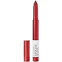 Maybelline Super Stay Ink Crayon Lipstick Makeup, Precision Tip Matte Lip Crayon with Built-in Sharpener, Longwear Up To 8Hrs, Hustle In Heels, Apple